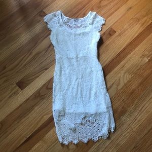 Ci sono white lace dress